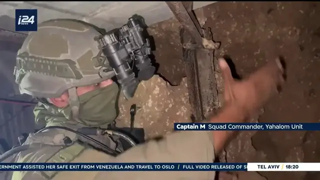 Video thumbnail for Tunnels under Rafah: IDF shares inside look into massive tunnels under Rafah