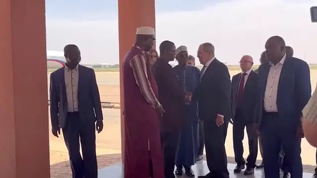 Video thumbnail for Niger: Russian Foreign Minister Lavrov visits Niger.