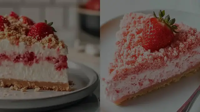 'Video thumbnail for No-Bake Strawberry Crunch Cheesecake'