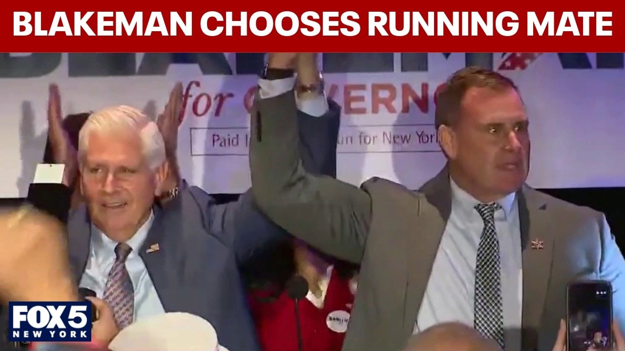 Video thumbnail for Bruce Blakeman chooses running mate for NY gov. race
