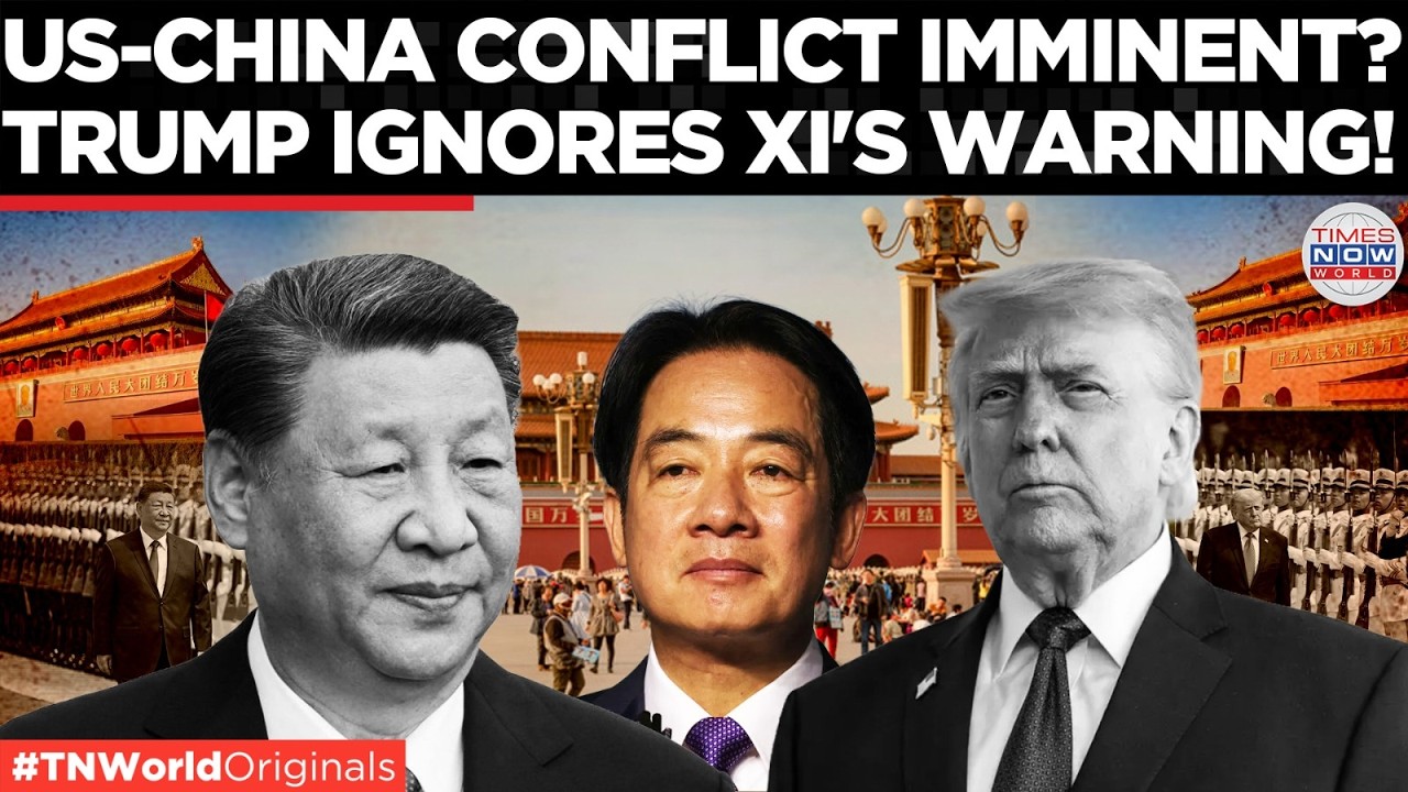 Video thumbnail for TAIWAN FLASHPOINT: Trump Hints At Historic Call With Lai After Xi's Stark Beijing Warning