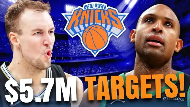 'Video thumbnail for knyt: knicks free agency: kennard, dinwiddie & horford mle options'