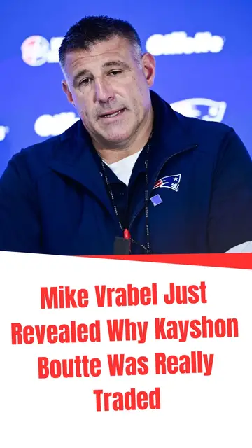Video thumbnail for Mike Vrabel Just Revealed Why Kayshon Boutte Was Really Traded