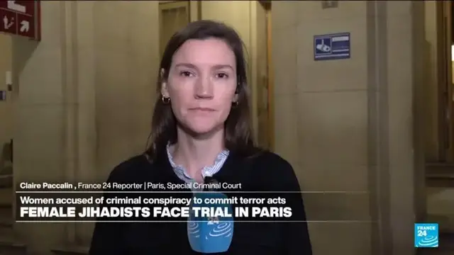 'Video thumbnail for Three jihadist women from same family back from Syria on trial in Paris'