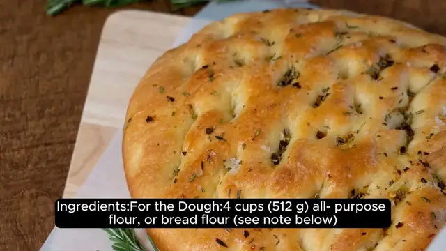 Video thumbnail for Focaccia recipe