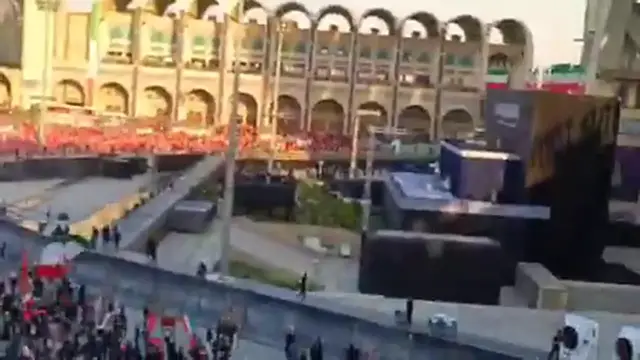 Video thumbnail for Iran: Millions Gather For Iranian Leader Funeral.