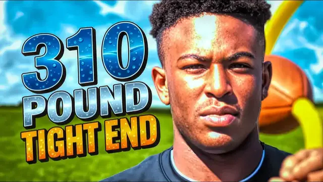 'Video thumbnail for Why Everyone Wants This 310 Pound Tight End!'