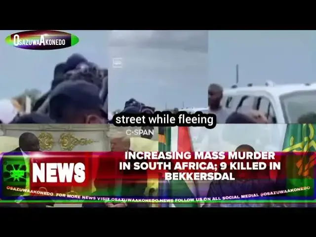 Video thumbnail for Increasing Mass Murder In South Africa; 9 Killed In Bekkersdal
