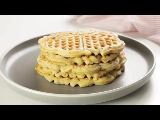 Video thumbnail for Savory Waffles | Easier Eats