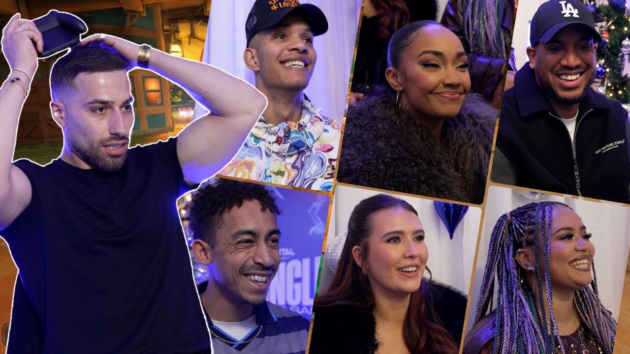 Video thumbnail for Celebrity Mario Kart gets competitive with Leigh-Anne, Mimi Webb, Rizzle Kicks & more | Capital | AD