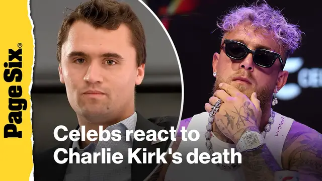 'Video thumbnail for Jake Paul, Meghan McCain and more celebs react to Charlie Kirk's shocking death'