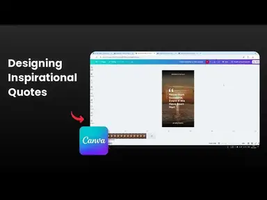 'Video thumbnail for How to Create Quotes in Canva'