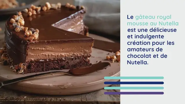 Video thumbnail for Recette Gâteau Mousse Nutella