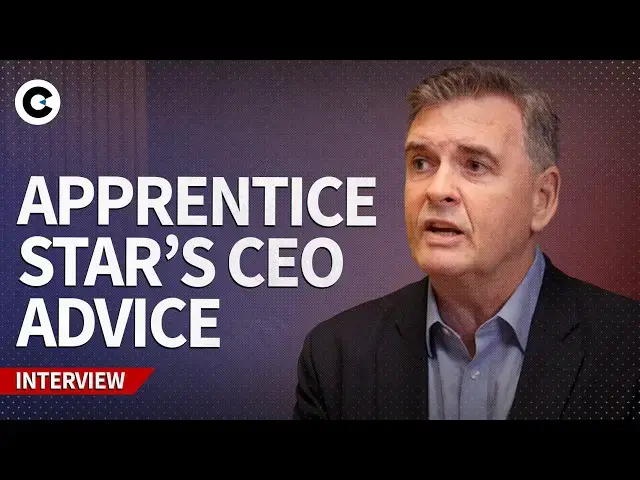 Video thumbnail for Mike Soutar on leadership challenges, managing Gen Z, AI at work and grilling Apprentice candidates