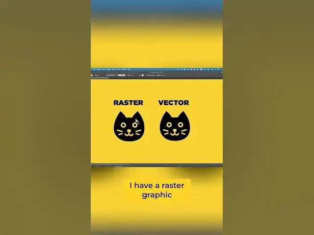 Video thumbnail for Vector vs Raster: Stop Pixelation & Scale Anything! #shorts
