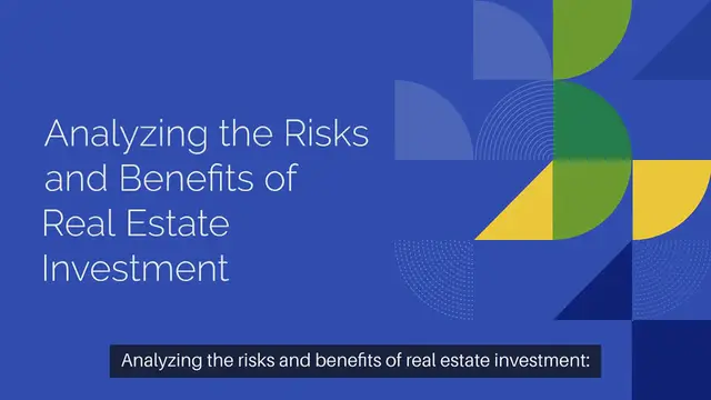 Video thumbnail for Analyzing the risks and benefits of real estate investment