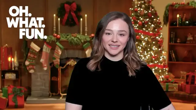 Video thumbnail for Chloë Grace Moretz Was Thrilled To Play A "Cool, Gay Character" In Amazon's 'Oh What Fun' Christmas Movie