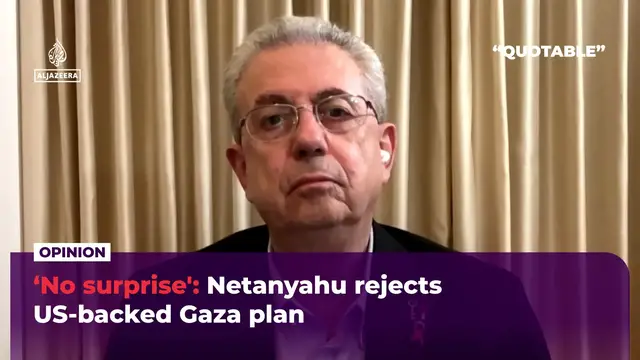 Video thumbnail for ‘No surprise': Netanyahu rejects US-backed Gaza plan