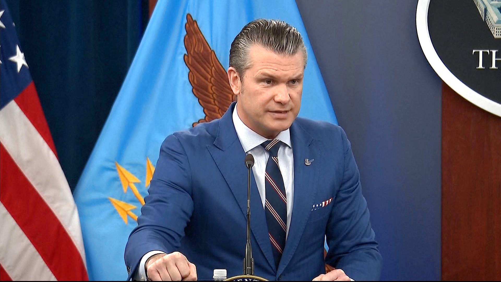 Video thumbnail for US Defence Secretary says Tuesday to be ‘most intense day of strikes’ on Iran