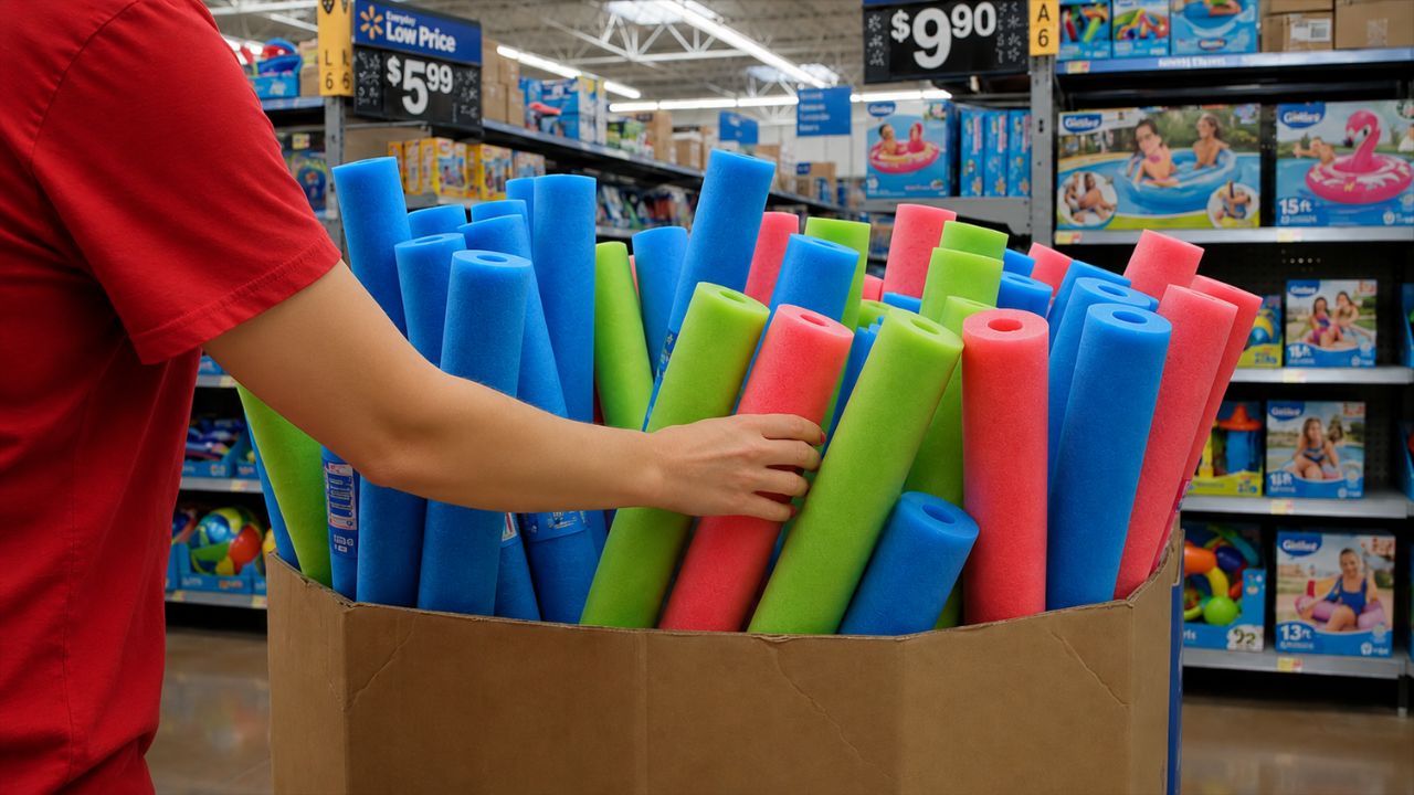 Video thumbnail for Put 4 Pool Noodles On Your Door (This Will Wow Your Neighbors!)