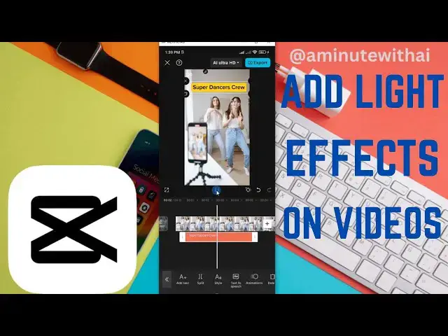 'Video thumbnail for How To Add Light Effects On Videos In Capcut'