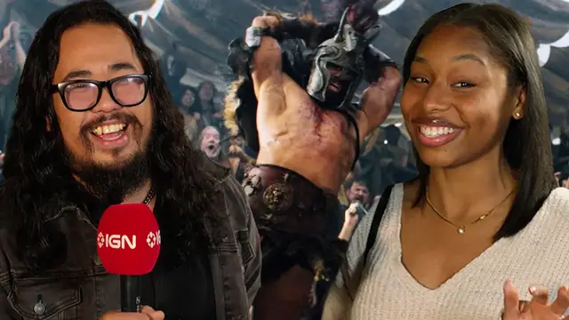 Video thumbnail for "There's More Blood and I Love it!" - Audience React to Spartacus: House of Ashur