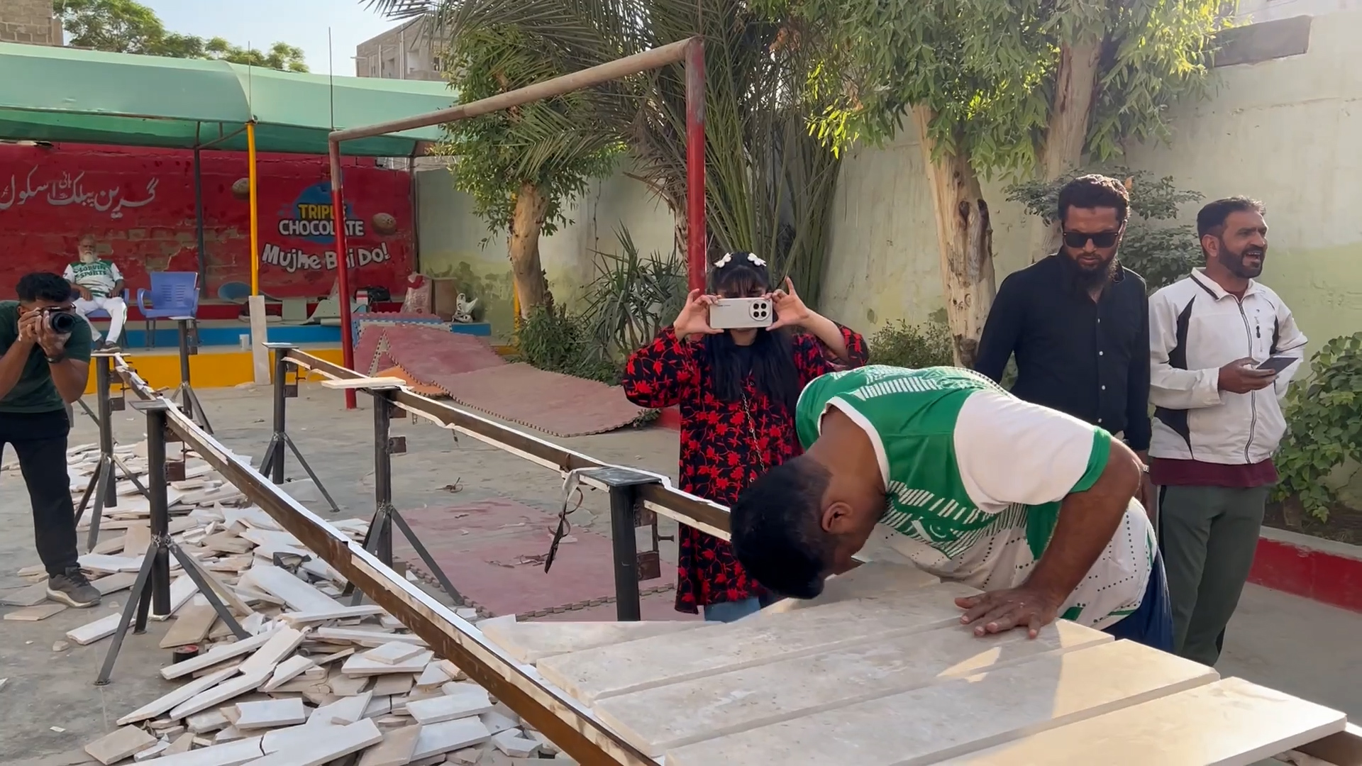 Video thumbnail for Most marble slabs broken with the head in one minute  57 by Muhammad Rashid