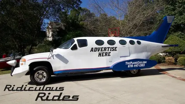 Video thumbnail for Genius Car Designer Builds 32ft Long 'Plane Car'