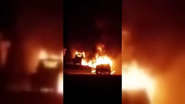 Video thumbnail for Syria: Violence and Vandalism Reported in Several Areas of Syria.
