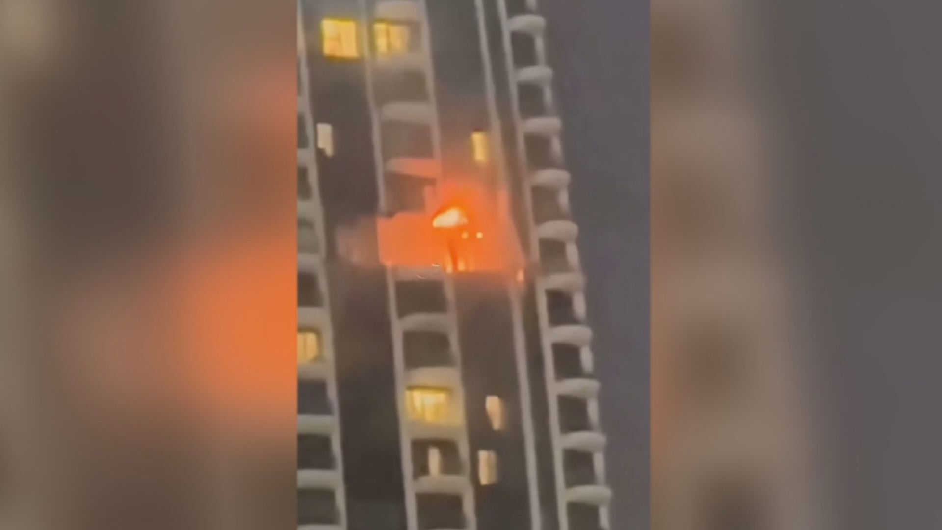Video thumbnail for Drone sparks ‘minor fire’ at Dubai residential building