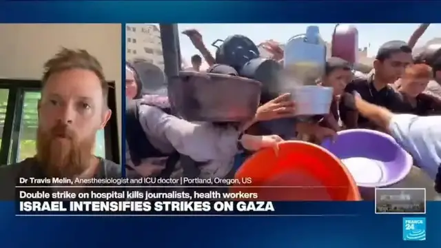 'Video thumbnail for 'It felt like the Israelis were choosing a target for the day and having fun', Gaza ICU doctor says'