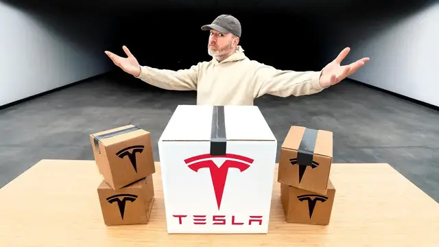'Video thumbnail for The Biggest TESLA Unboxing...'