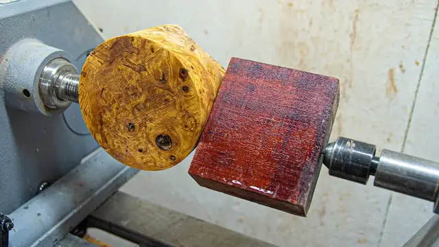 Video thumbnail for Woodturning - Spalted Burl and Padauk