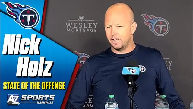 Video thumbnail for Titans OC Nick Holz raves about Will Levis, JC Latham, Calvin Ridley