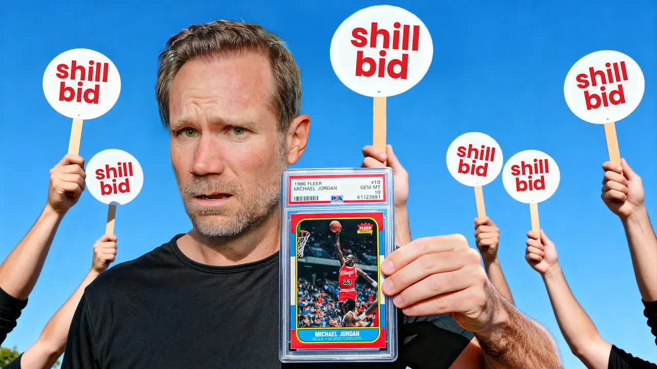 Video thumbnail for sports card investor: shill bidding scandal! industry leaders defend auction tactics, card grading surges