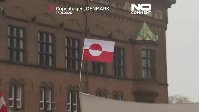 Video thumbnail for Copenhagen protesters rally for Greenland amid Trump’s push for US control