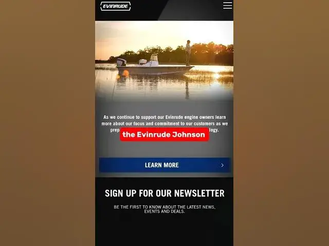 Video thumbnail for The TRUTH about Evinrude Johnson… #boatlife #boat #boats