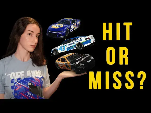 Video thumbnail for NASCAR Teams Unveil New 2024 Paint Schemes... Quick Thoughts