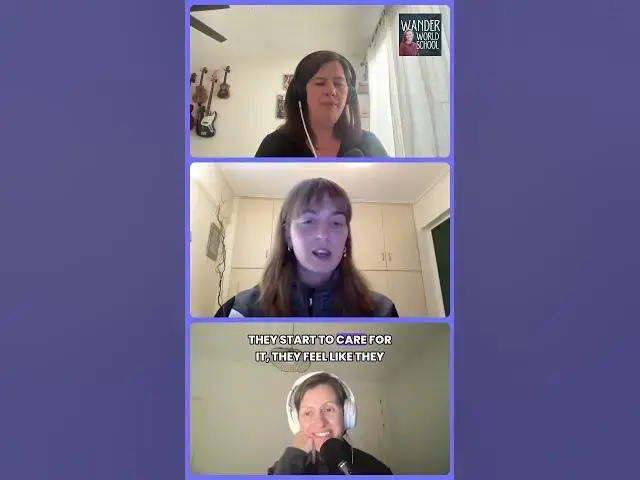 Video thumbnail for Encouraging care for our environment in children!  #worldschool  #podcast