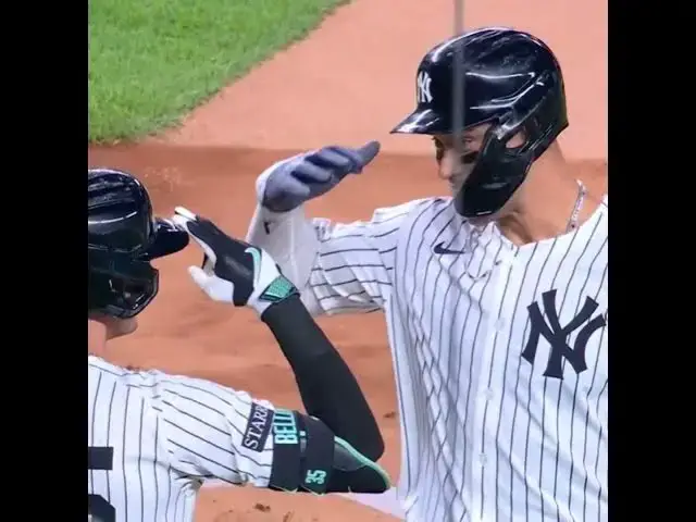 'Video thumbnail for Aaron Judge CRUSHES Back-To-Back Home Runs! | 09/11/2025'