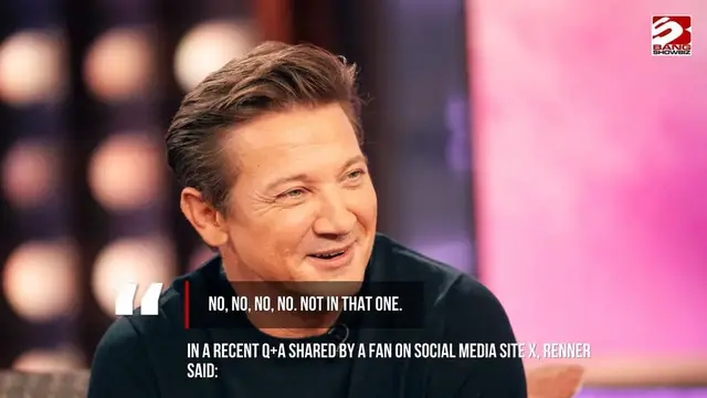 Video thumbnail for Jeremy Renner says he is ‘not in’ Avengers: Doomsday