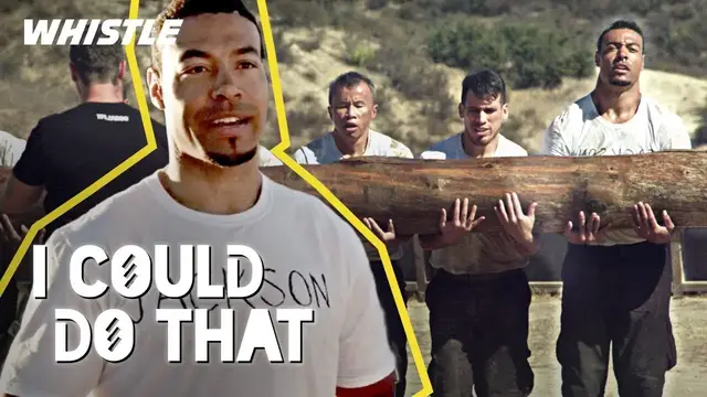 'Video thumbnail for Pro Wide Receiver Tries INTENSE Navy Seal Training'