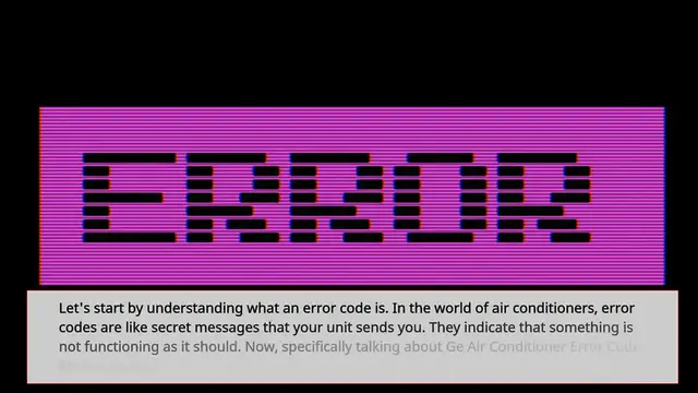 Video thumbnail for This One Simple Trick Fixes GE Air Conditioner Error Code 88!