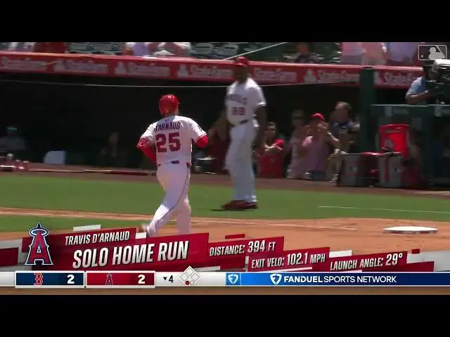 Video thumbnail for Travis d'Arnaud BELTS a Solo Home Run! | 4th HR of 2025 | Los Angeles Angels | 06/25/2025