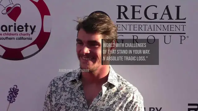 Video thumbnail for Aaron Paul recalls last meeting with 'Superman' RJ Mitte.