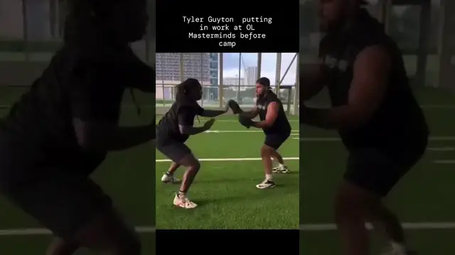 Video thumbnail for #Cowboys Rookie Tyler Guyton Putting In That Extra WORK!!!!!! #OLMasterminds