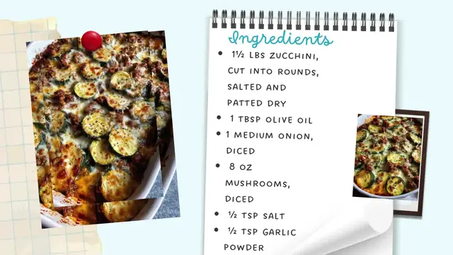 Video thumbnail for Ground Beef Zucchini Bake (Low Carb) – Cheesy, Satisfying & Weeknight-Friendly