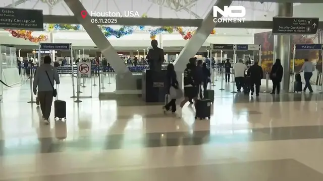 'Video thumbnail for Flight cancellations surge across US amid government shutdown'