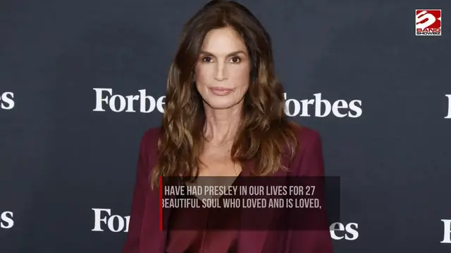Video thumbnail for Cindy Crawford is 'beyond heartbroken' over son Presley's death