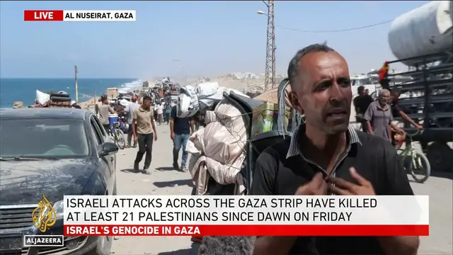 'Video thumbnail for Tens of Thousands Forced to Flee Gaza Amid Israeli Escalation'